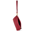 HANDBAGS Medium Clap Clutch in Ruby Jerome Dreyfuss