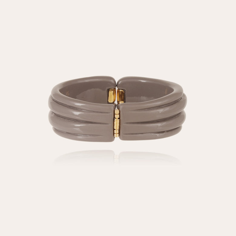 FASHION JEWELRY Ecume Resin Bracelet in Grey GAS Bijoux