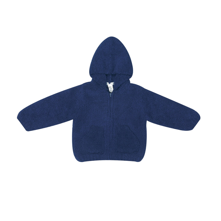 CHILDREN'S APPAREL NAVY CHENILLE HOODIE Angel Dear