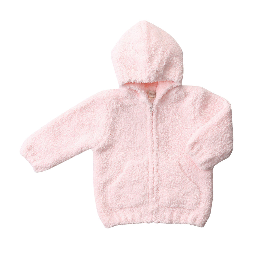 CHILDREN'S APPAREL PINK CHENILLE HOODIE Angel Dear