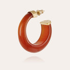 FASHION JEWELRY Gas Bijoux Abalone Hoop in Red GAS Bijoux