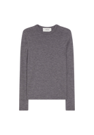 Tops Róhe Merino Long Sleeve in Grey Melange Rohe