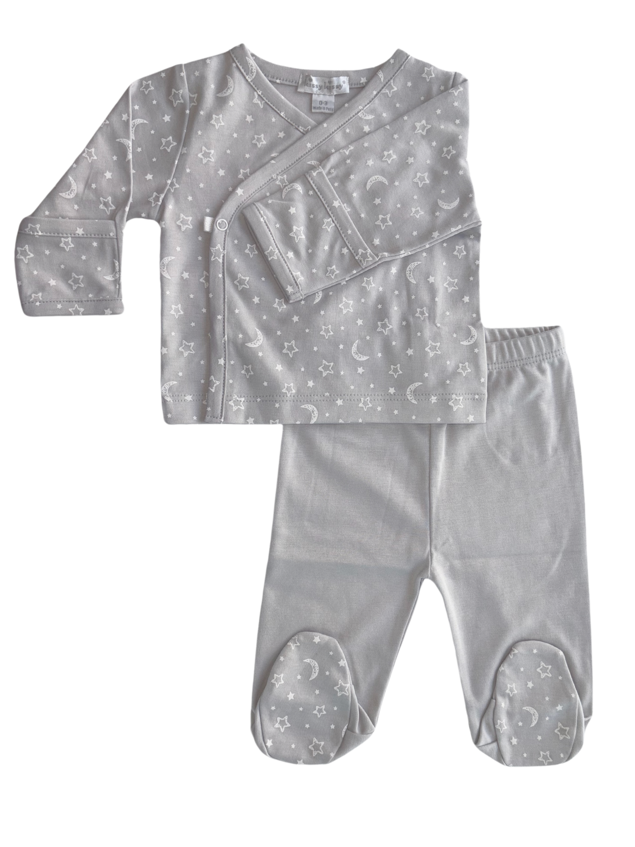 CHILDREN'S APPAREL Baby Crescent Moon Set in Silver Kissy Kissy