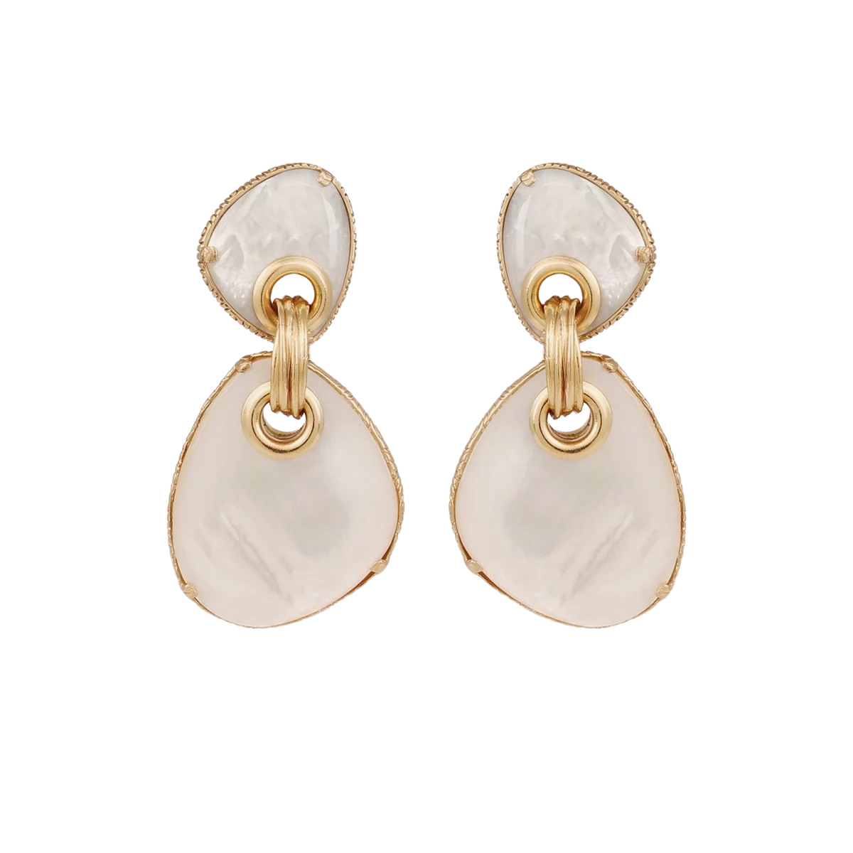 FASHION JEWELRY Silia Earring in Mother of Pearl GAS Bijoux