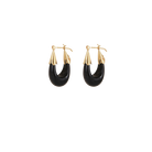 FASHION JEWELRY Ecume Earring in Black GAS Bijoux