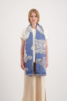 ACCESSORIES Astrology Scarf in Denim Inoui Editions