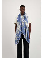 ACCESSORIES Astrology Scarf in Denim Inoui Editions