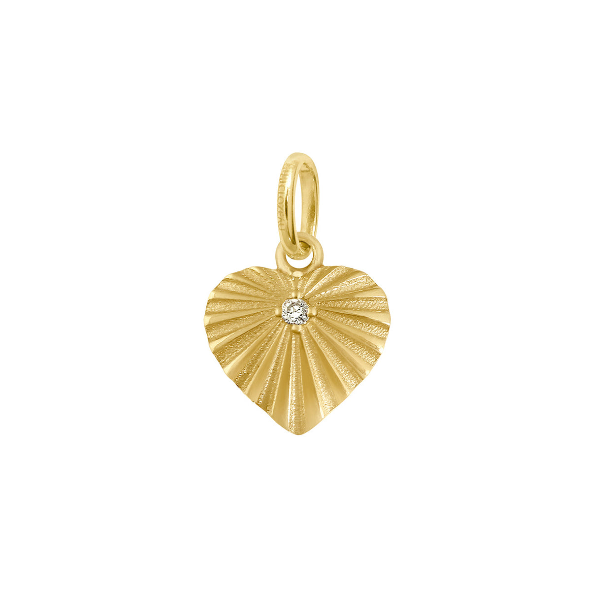 JEWELRY Classic Heart Lumiere Pendant in Yellow Gold Gigi Clozeau