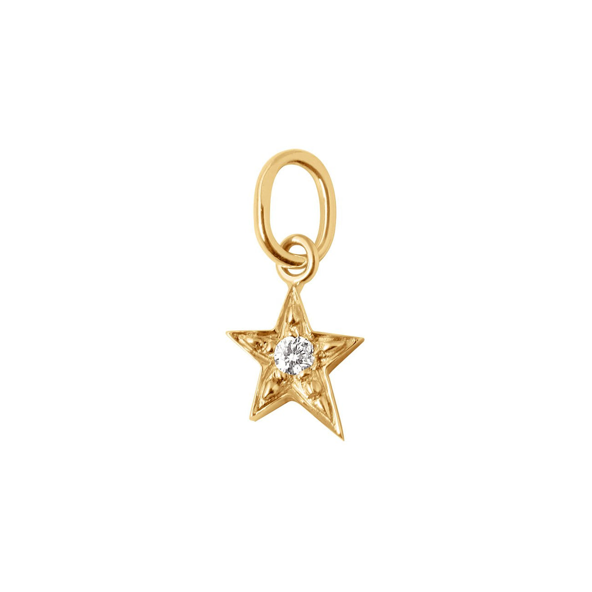 JEWELRY Star Diamond Pendent in Yellow Gold Gigi Clozeau