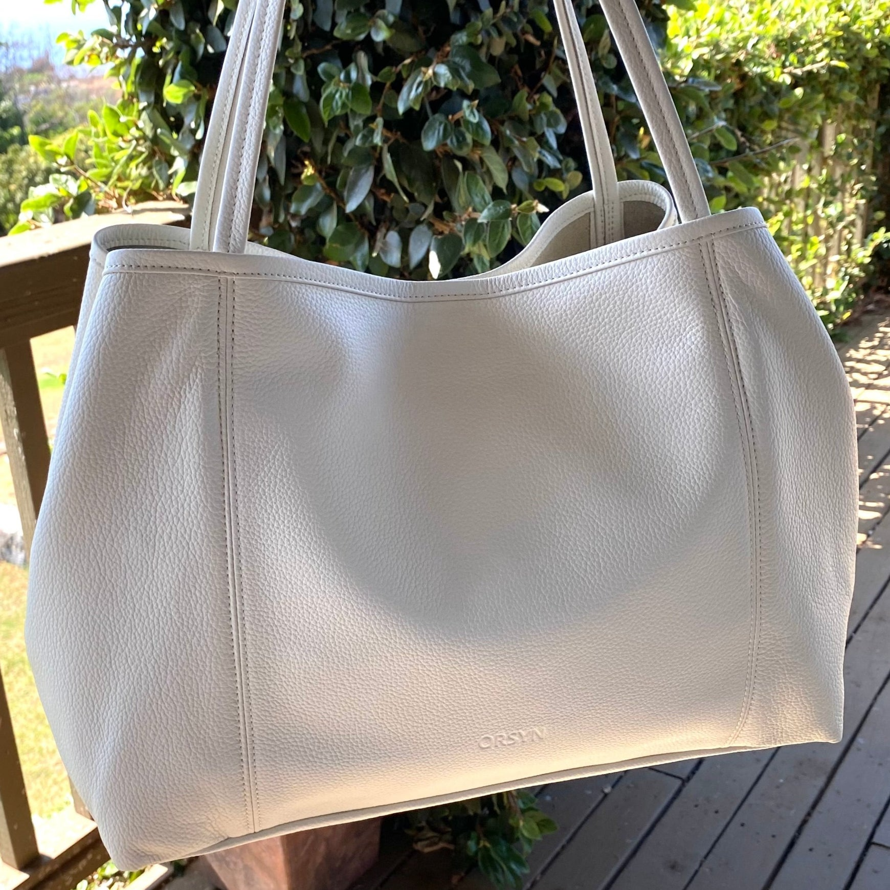 Handbags Orsyn Makena Tote in Milk Orsyn