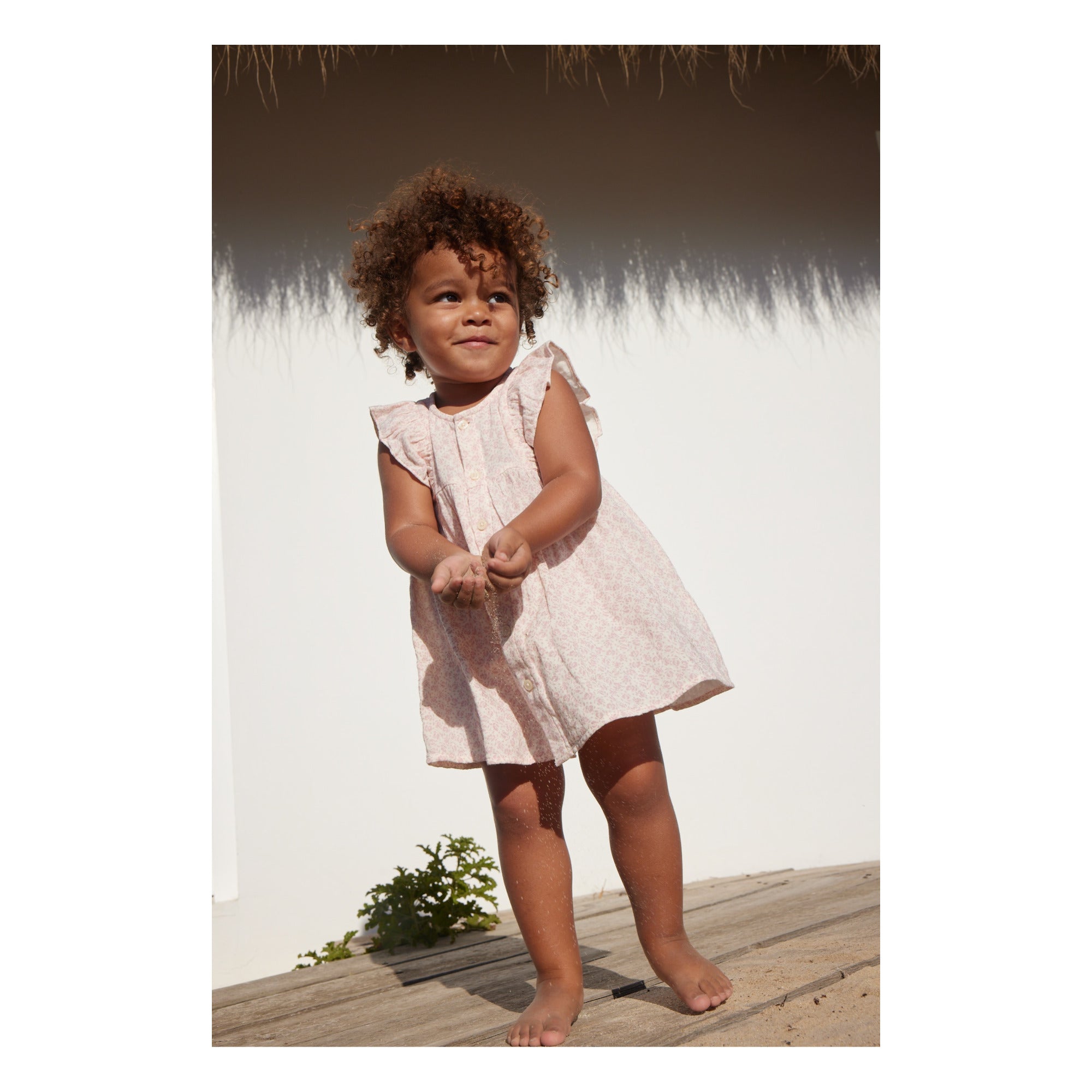 CHILDREN'S APPAREL FLORAL DRESS WITH BLOOMERS Petit Bateau