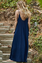 DRESSES/JUMPSUITS Tulum Gauze Maxi Dress in Pacific 9seed