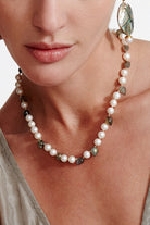 JEWELRY Willa Necklace in White Pearl Mix Chan Luu