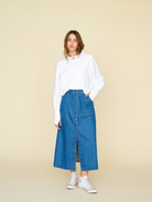 SKIRTS GERRI DENIM SKIRT XIRENA