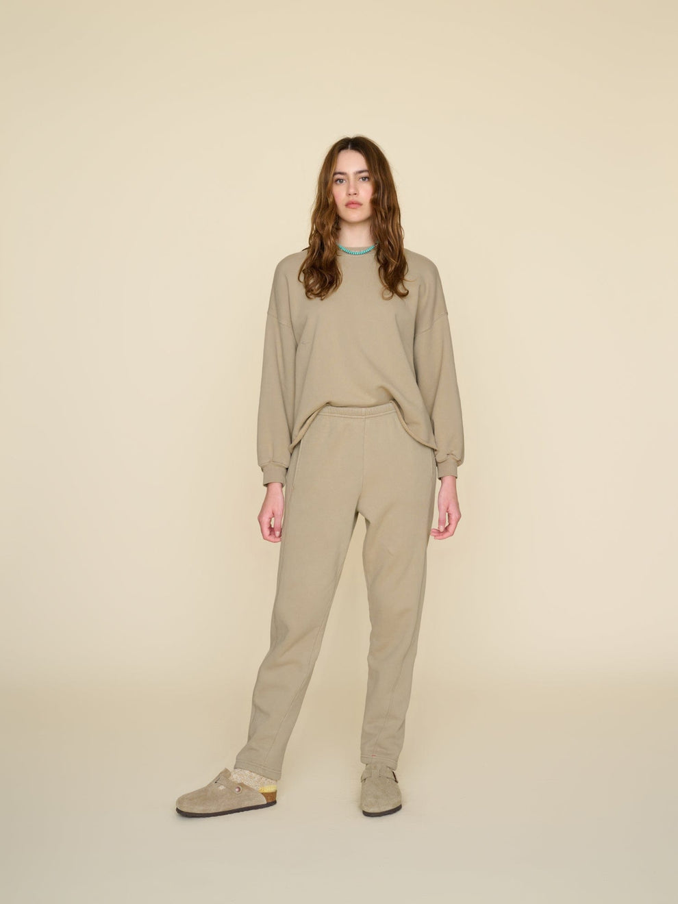 LOUNGE Xirena Crosby Sweatpant in Putty Xirena