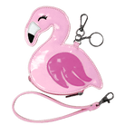  Iscream Flamingo Coin Purse and Key Chain Iscream