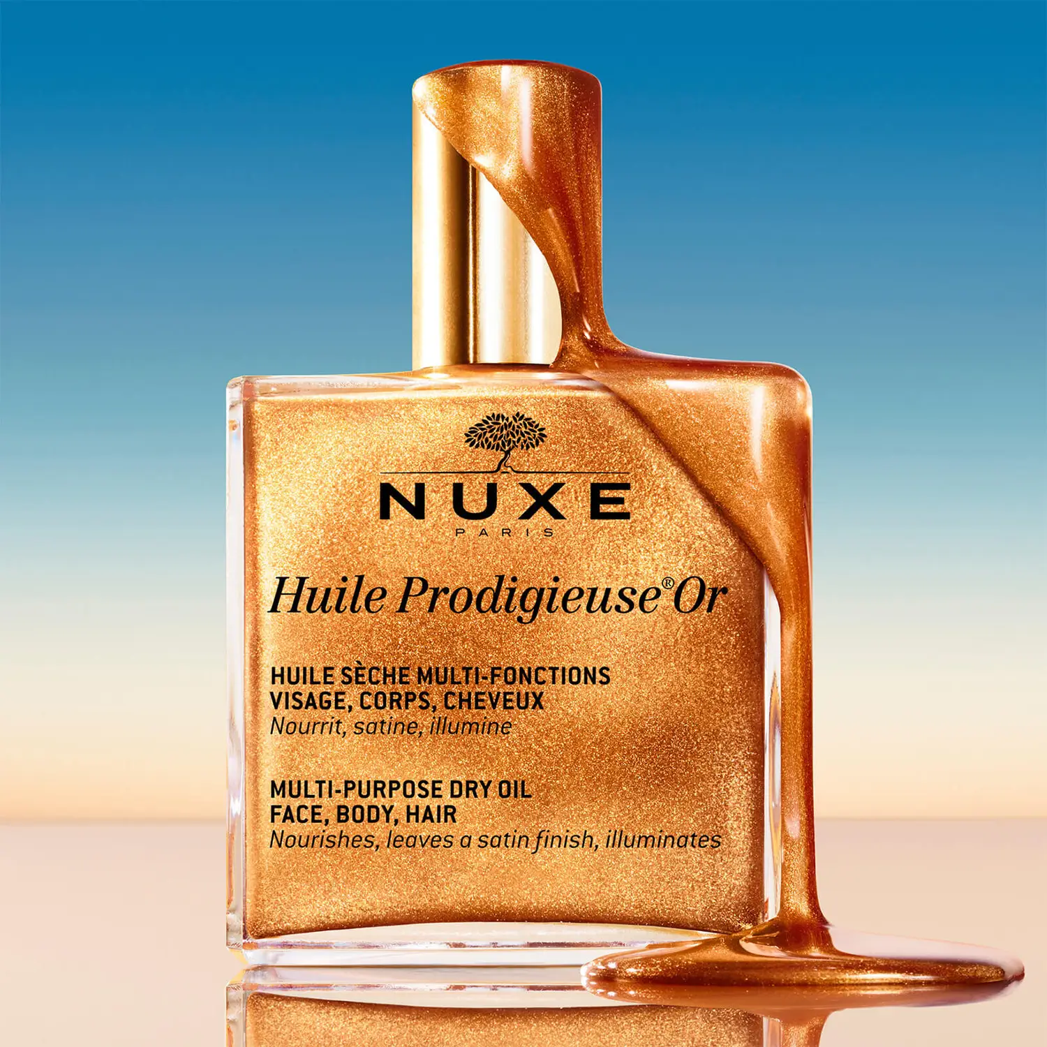 Hair + Skin Nuxe Huile Prodigieuse Multi Purpose Oil with Shimmer Nuxe