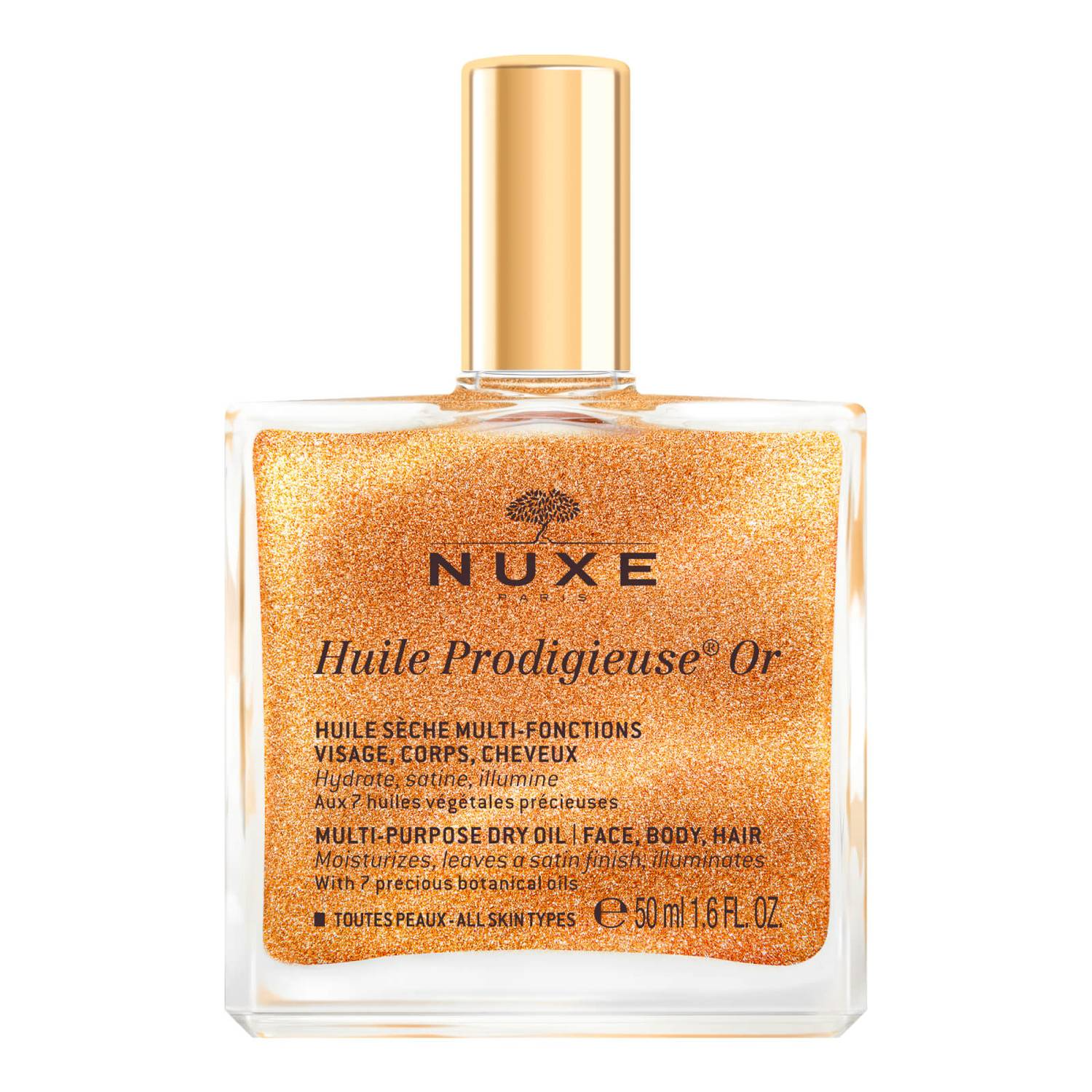 Hair + Skin Nuxe Huile Prodigieuse Multi Purpose Oil with Shimmer Nuxe