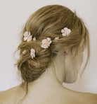 Hair Accessories Jennifer Behr Buttercup Bobby Pins in Blush Jennifer Behr