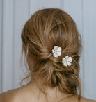 Hair Accessories Jennifer Behr Buttercup Bobby Pins in Champagne Jennifer Behr