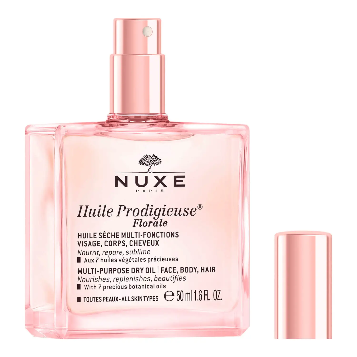 Hair + Skin Nuxe Huile Prodigieuse Multi Purpose Oil in Floral Nuxe