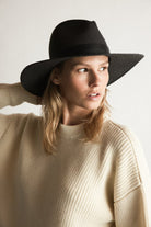 Hats Janessa Leone Simone Hat in Black Janessa Leone