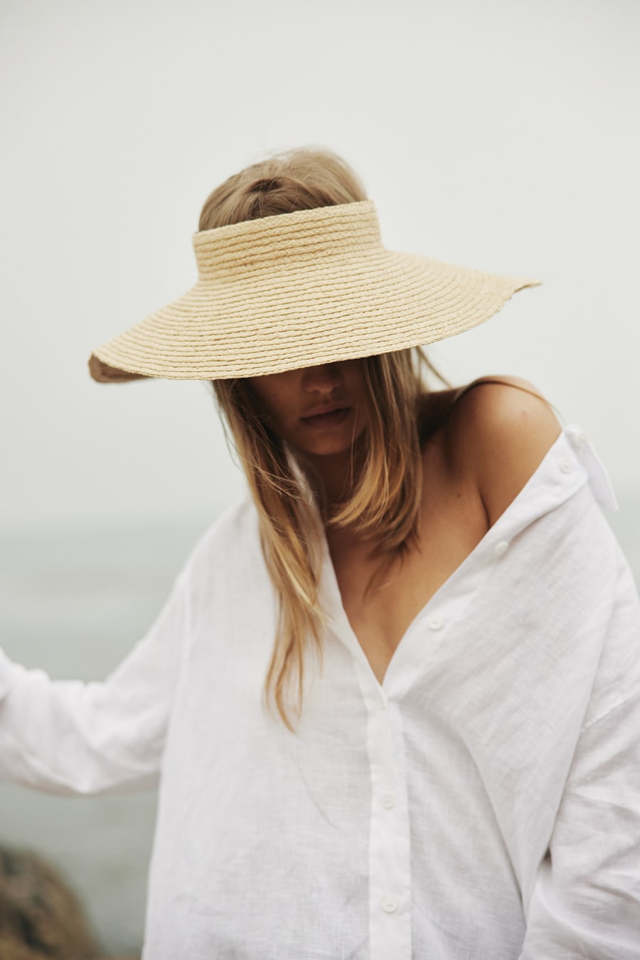 Hats Janessa Leone Lesley Hat in Natural Janessa Leone