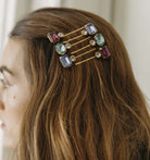 Hair Accessories Jennifer Behr Gemma Bobby Pin in Amethyst Jennifer Behr