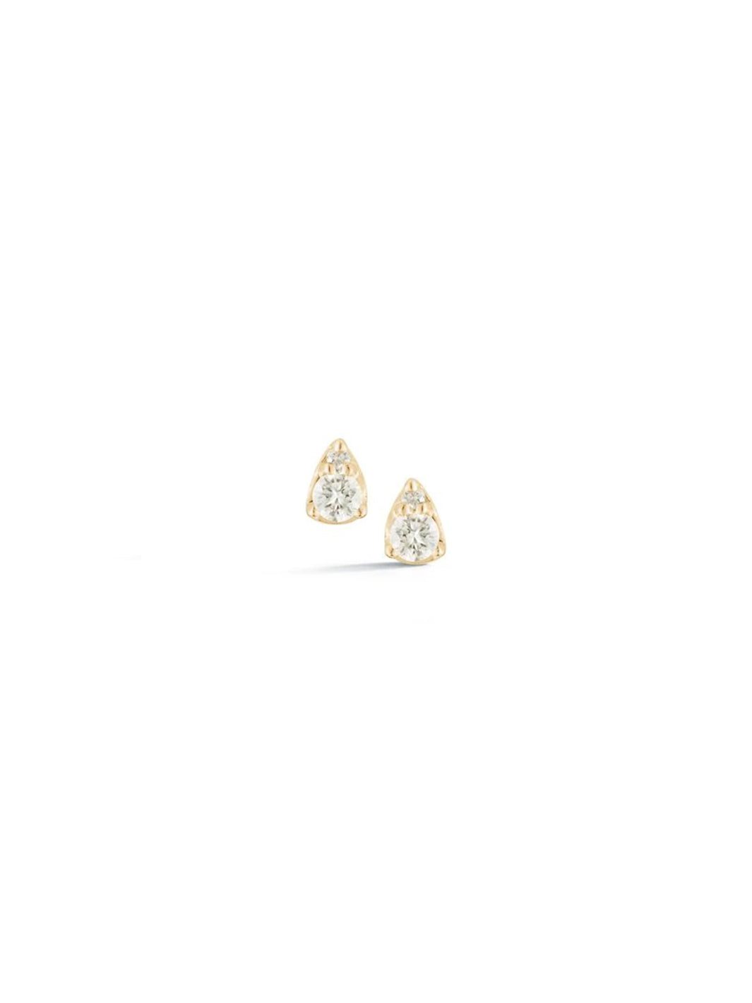 Earrings Dana Rebecca Sophia Ryan Petite Teardrop Studs in Yellow Gold Dana Rebecca