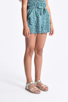 Shorts Molly Bracken Flare Floral Shorts in Green Molly Bracken