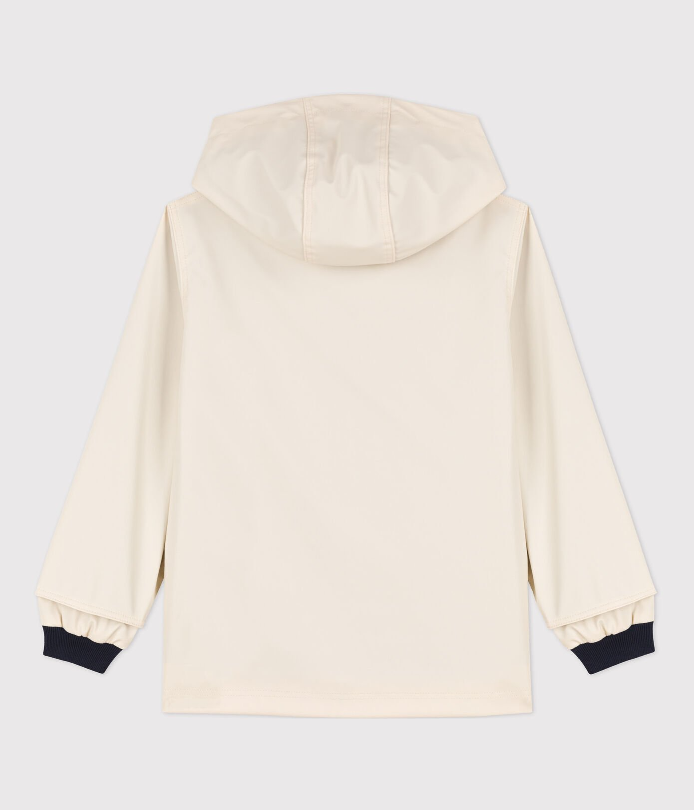 Girls + Boy Petit Bateau Kids Raincoat in Cream Petit Bateau