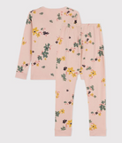 Childrens Apparel Petit Bateau Floral PJs in Pink Petit Bateau