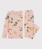 Childrens Apparel Petit Bateau Floral PJs in Pink Petit Bateau