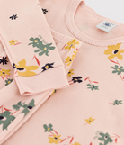 Childrens Apparel Petit Bateau Floral PJs in Pink Petit Bateau