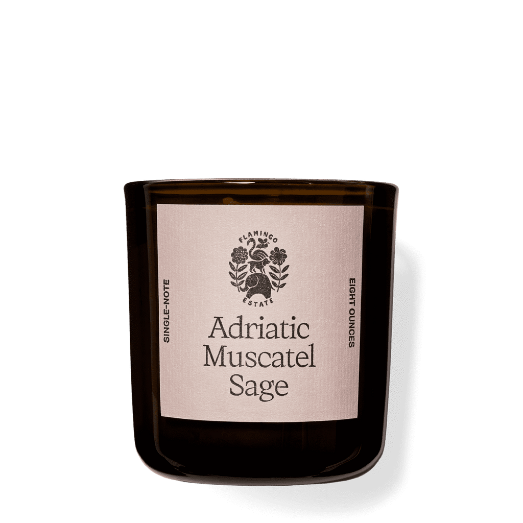 Candles Flamingo Estate Adriatic Muscatel Sage Candle Flamingo Estate