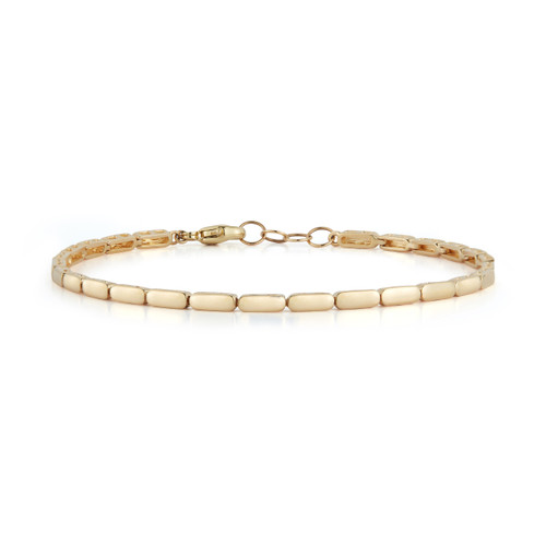 Bracelets Dana Rebecca Melody Bar Bracelet in Yellow Gold Dana Rebecca