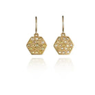 Earrings Brooke Gregson Mini Mars Diamond Rose Hex Earrings Brooke Gregson 