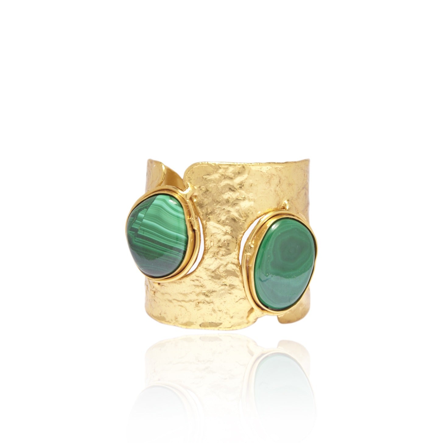 Bracelets Sylvia Toledano Ajouree Cuff in Malachite Sylvia Toledano