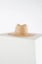 Hats Janessa Leone Simone Fedora in Sand Janessa Leone