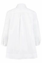 Tops Grammar "Preposition" Poplin Shirt in White Grammar