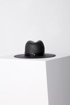 Hats Janessa Leone Simone Hat in Black Janessa Leone