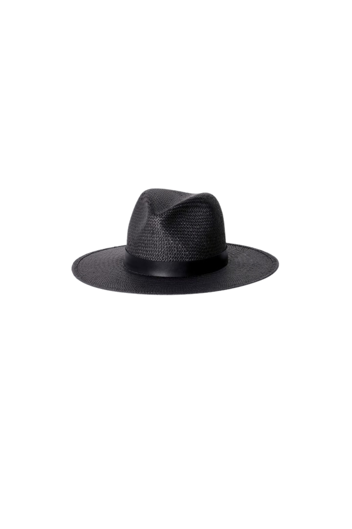 Hats Janessa Leone Simone Hat in Black Janessa Leone
