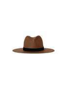 Hats Janessa Leone Michon Hat in Brown Janessa Leone