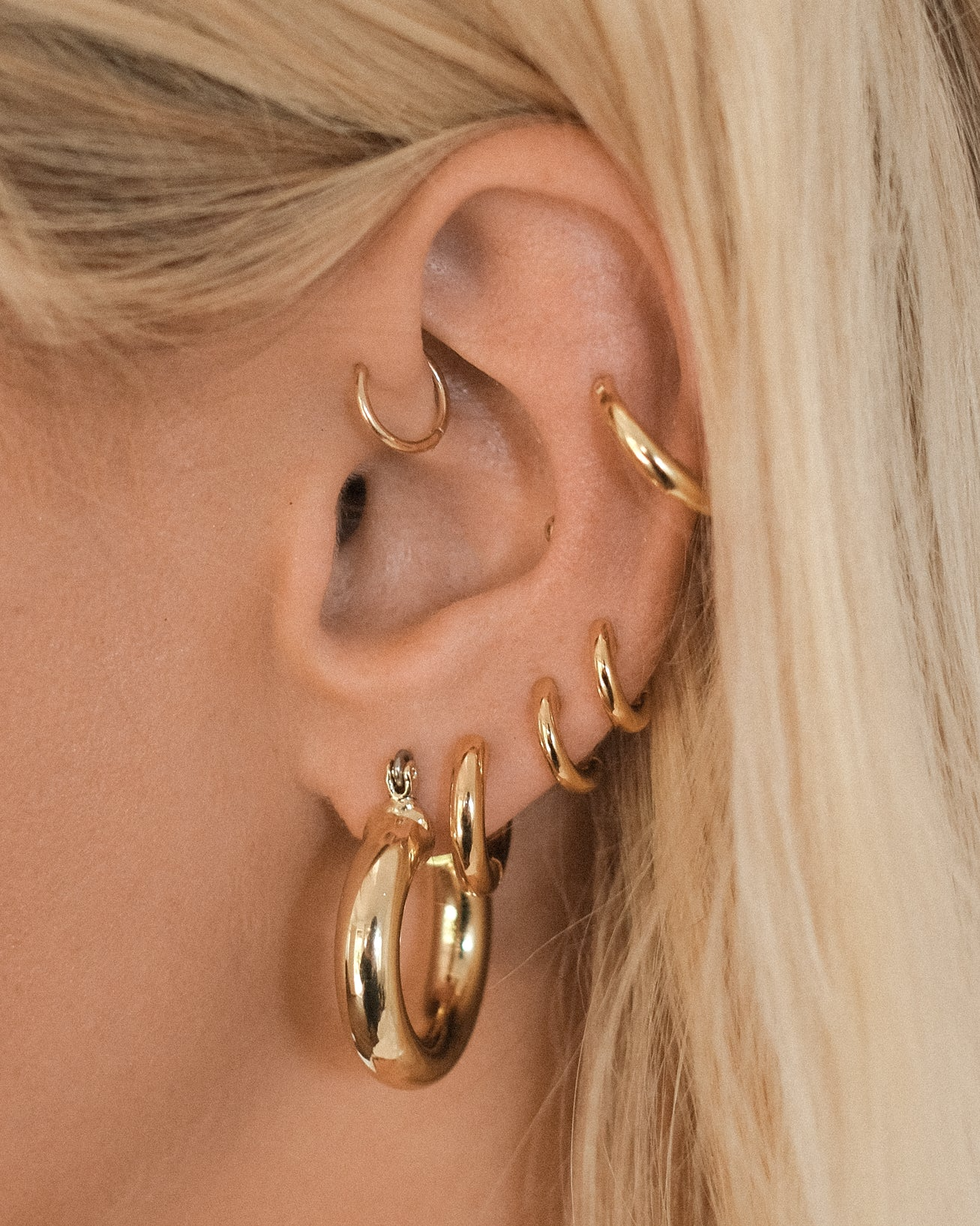 Earrings Luv Aj Baby Amalfi Tube Hoops Luv Aj