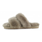 Shoes Mou 2 Stripe Slide Slipper in Grey Mou