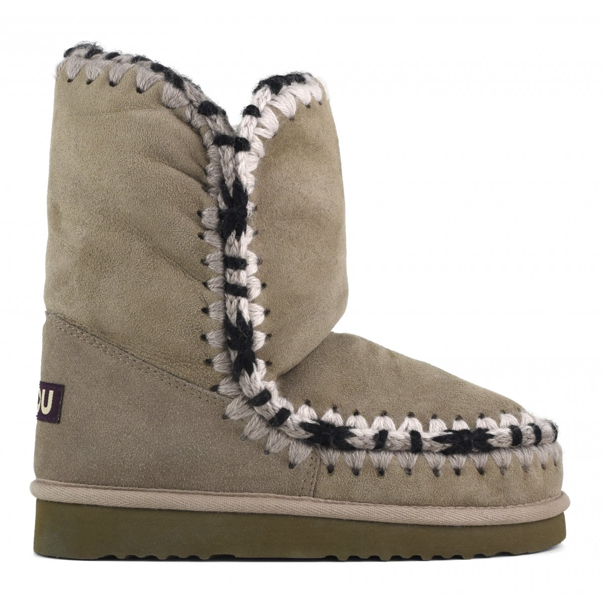 Shoes Mou Eskimo Overstitching Boot in Grey Mou