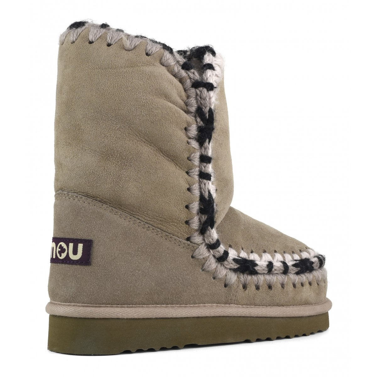 Shoes Mou Eskimo Overstitching Boot in Grey Mou