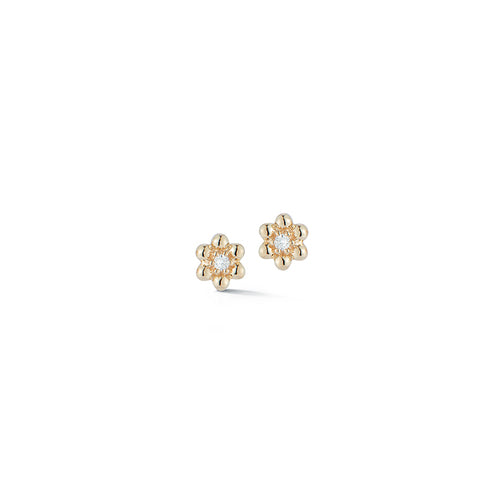 Dana Rebecca Designs 14kt white gold diamond hoops - Whtgold