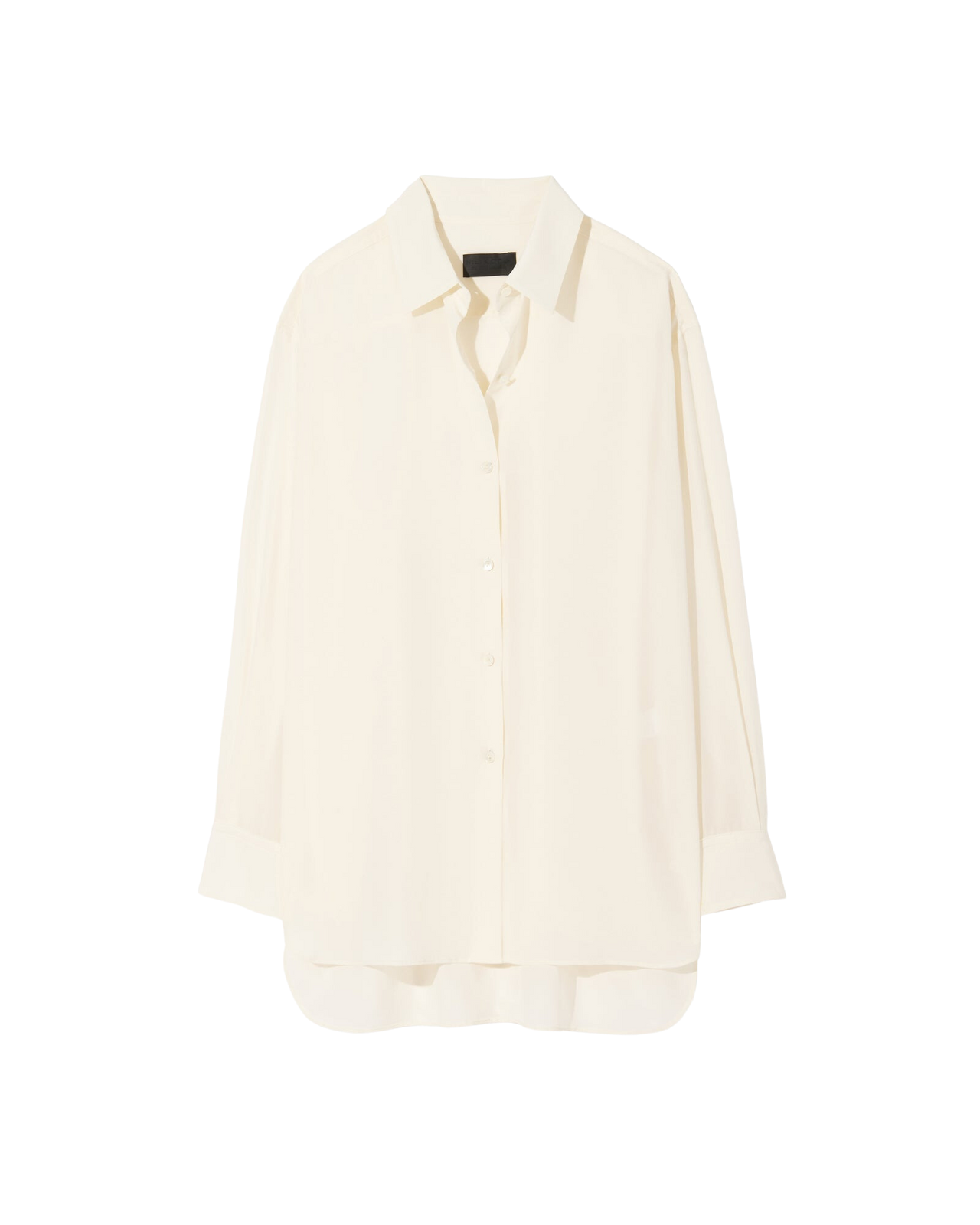 Tops Nili Lotan Julien Shirt in Ivory Nili Lotan