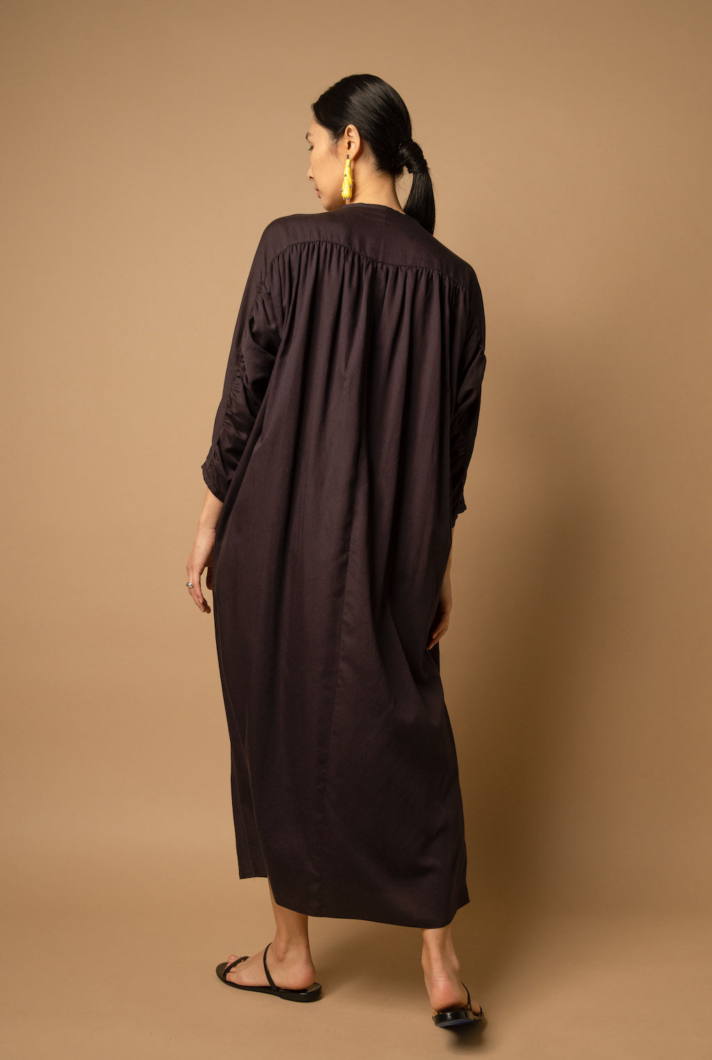 Dresses Grammar "Antecedent" Satin Dress in Black Grammar